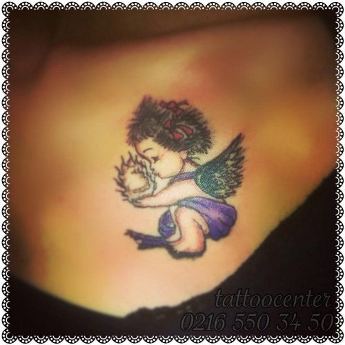 Bebek Melek Dövmeleri Angel Baby Tattoo